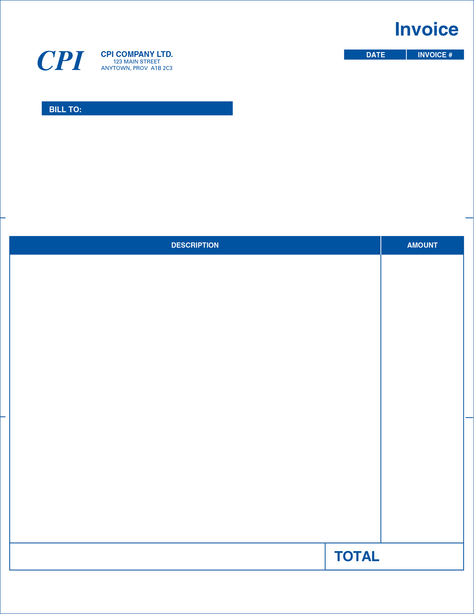 Computer Forms: Professional Invoice