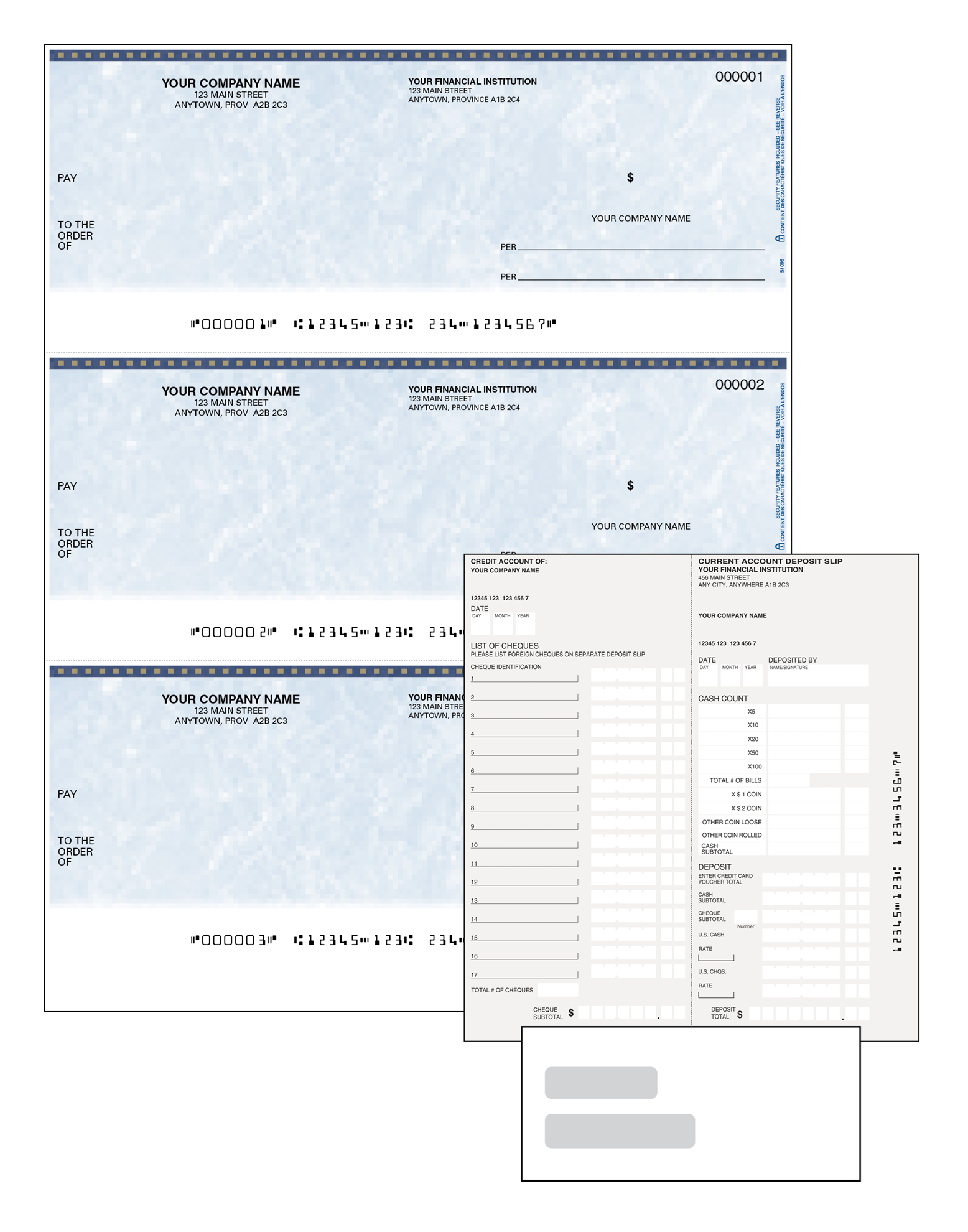 Multi-Purpose Cheque Starter Kit